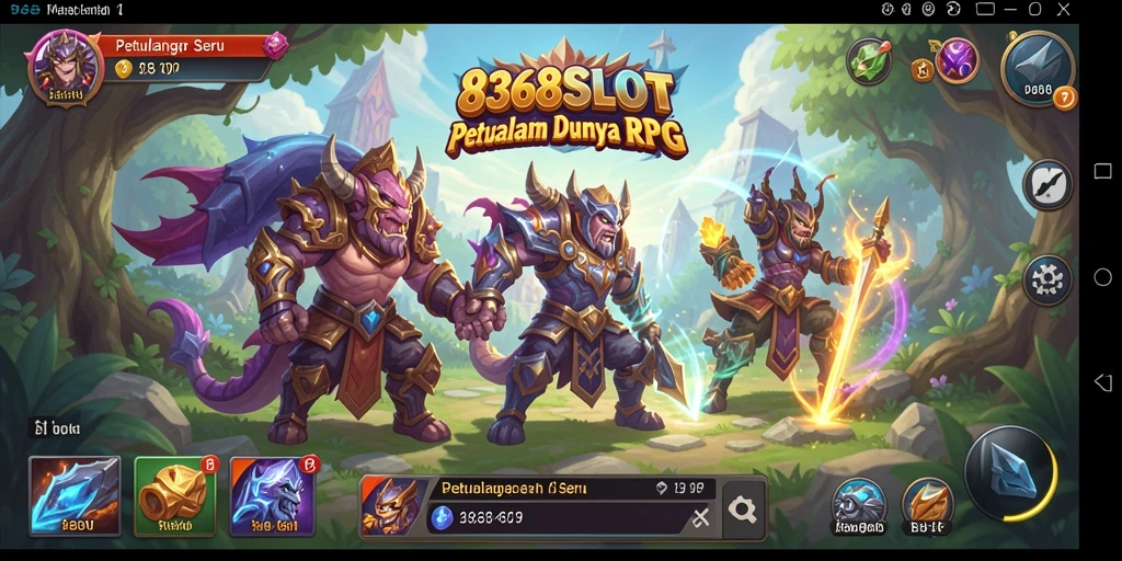 Gameplay mendebarkan di dunia fantastis 8368SLOT.