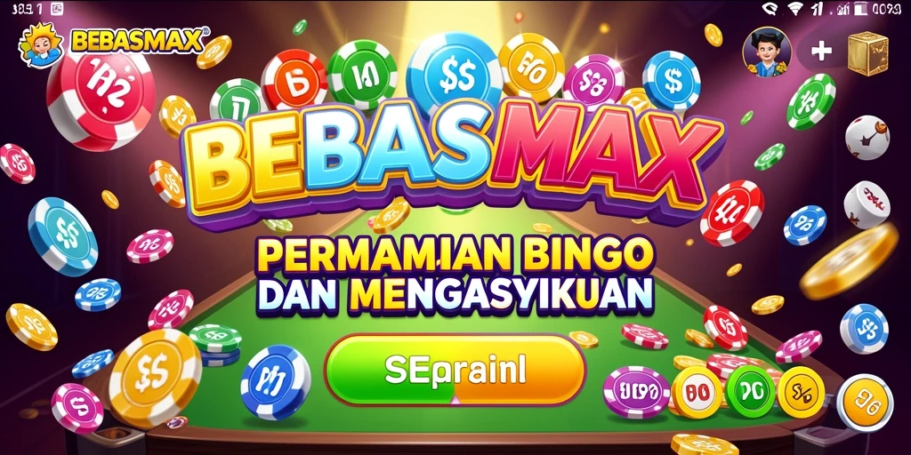 Screenshot permainan Bingo yang menampilkan kemenangan yang menggembirakan.