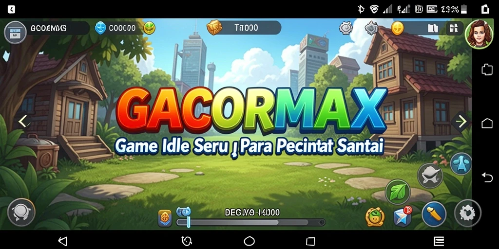 Tampilan gameplay santai di GACORMAX yang memukau.