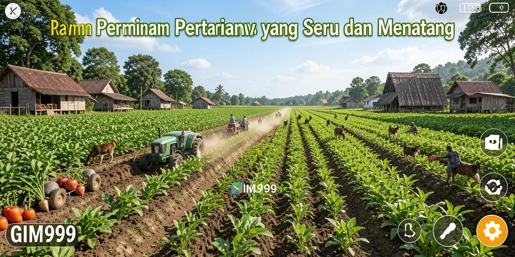 Screenshot GIM999 menampilkan pengalaman bertani yang mendalam dan menyenangkan.