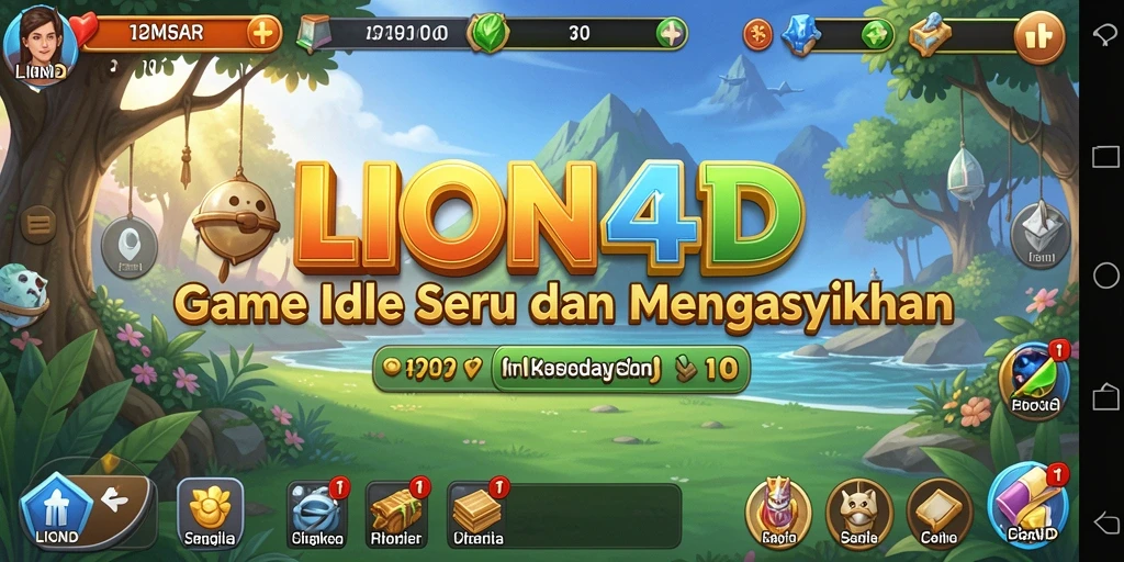 Tampilan gameplay LION4D yang menarik dan seru.