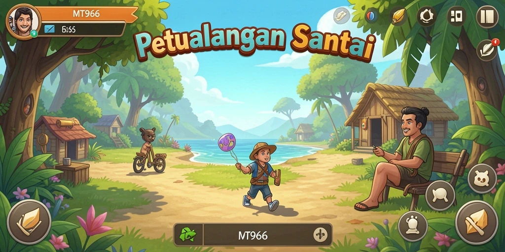 Tampilan gameplay MT966 yang menawan dalam genre Idle.