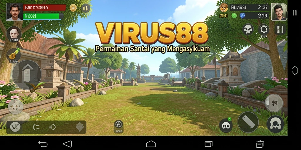 Tangkapan layar permainan VIRUS88 menampilkan aksi gameplay yang menawan.