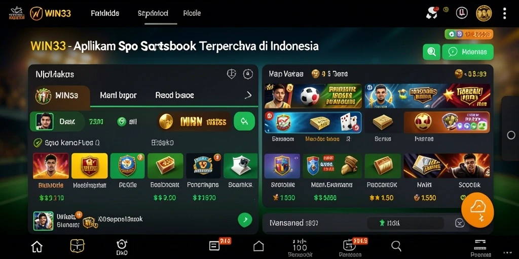 Tampilan gameplay WIN33 yang menarik dengan berbagai pilihan taruhan.