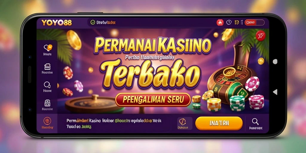 Tampilan utama YOYO88 dengan gameplay kasino yang seru dan menarik.